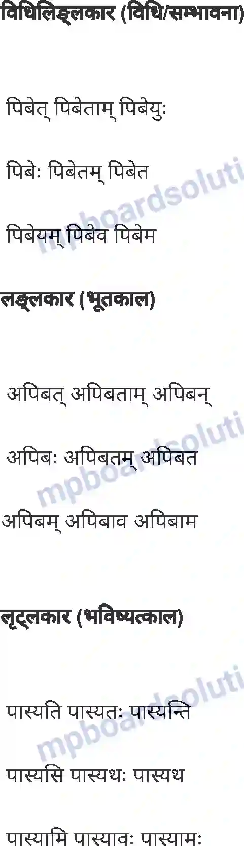 MP Board Book for Class 8 Hindi अनिवार्य संस्कृत Image 58
