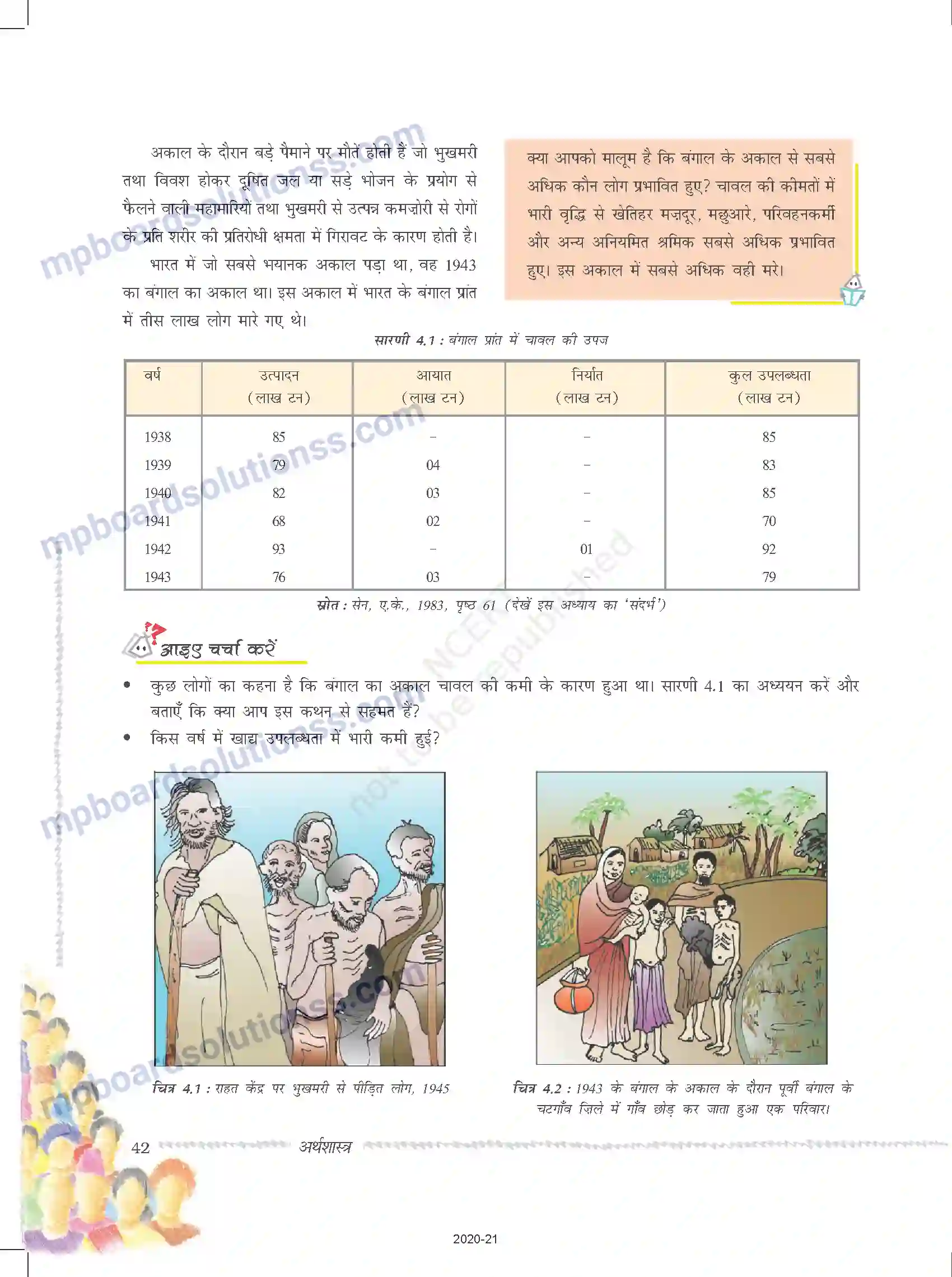MP Board Book for Class 9 Social Science भारत में खाद्य सुरक्षा Image 2
