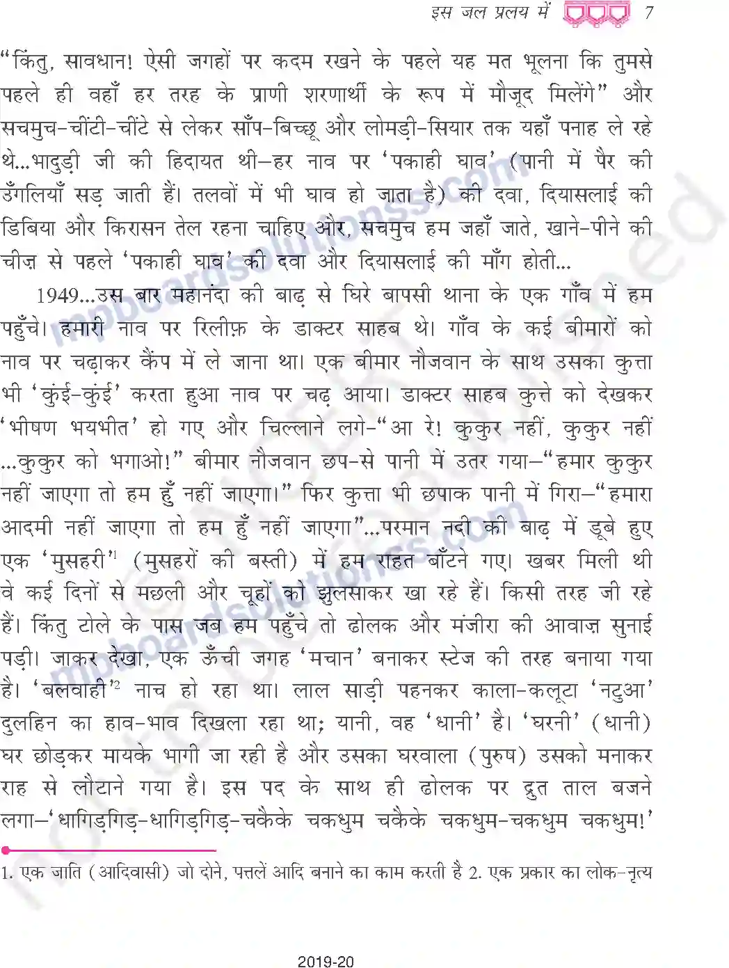 MP Board Book for Class 9 Hindi इस जल प्रलय में Image 7