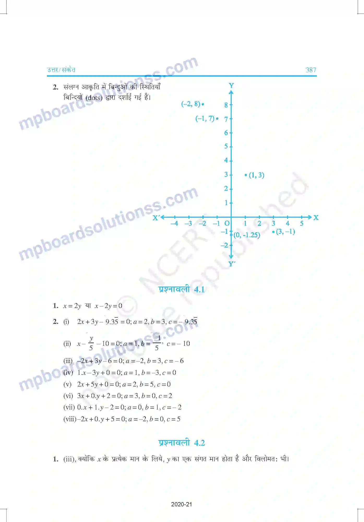 MP Board Book for Class 9 Mathematics उत्तरमाला Image 7