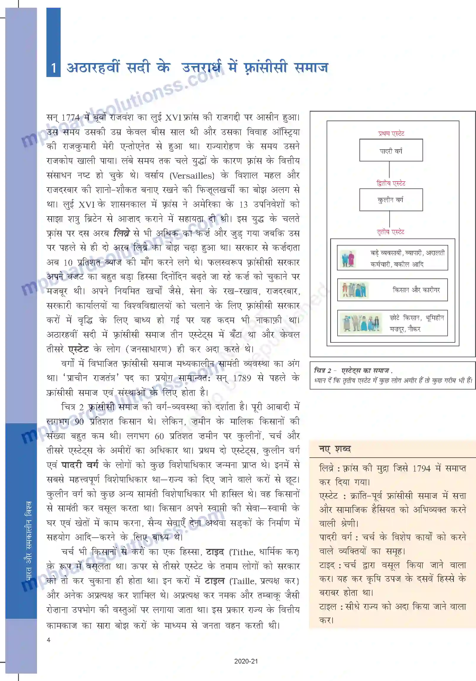MP Board Book for Class 9 Social Science फ़्रांसिसी क्रांति Image 4