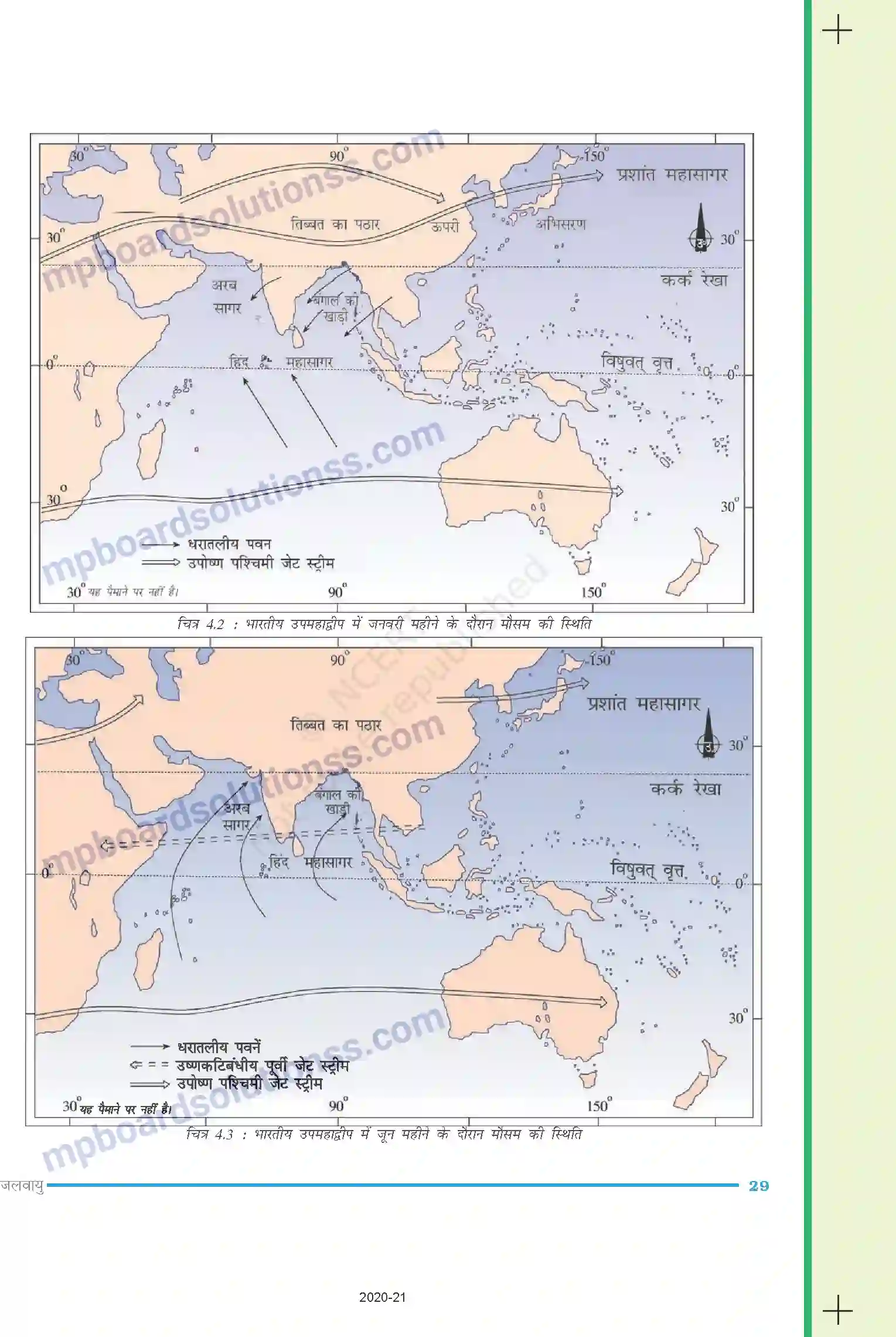 MP Board Book for Class 9 Social Science जलवायु Image 4