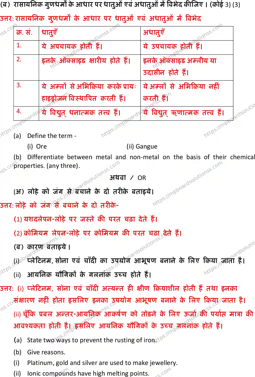MP Board Class 10 Science HE With Answer-770200 Final Paper 2019 Image 17