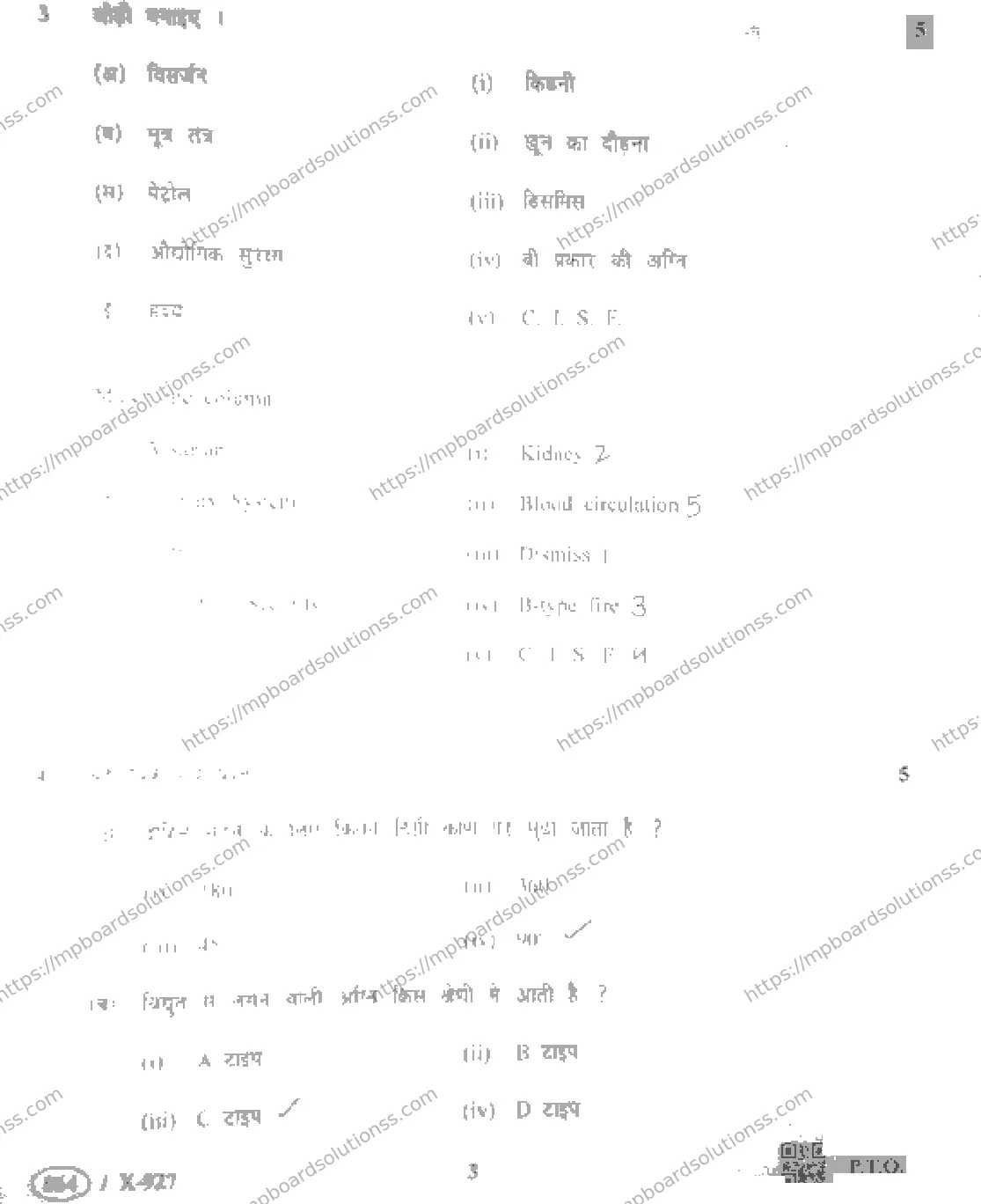 MP Board Class 10 Security HE-381722 Final Paper 2019 Image 3