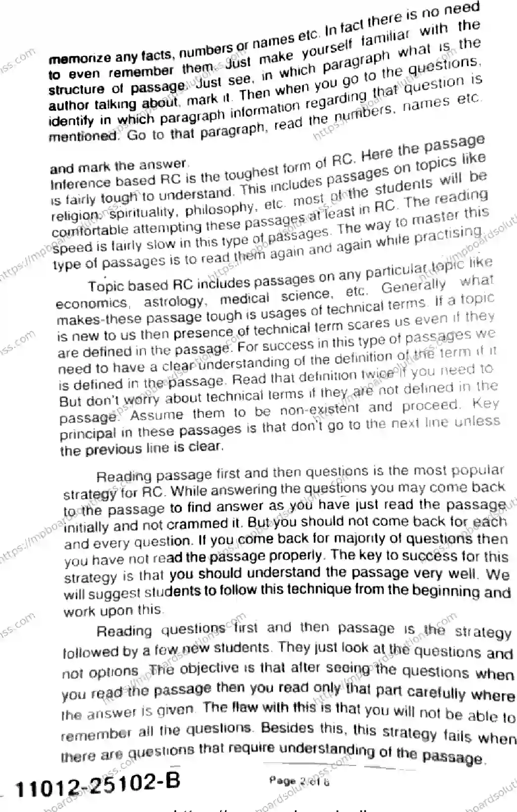 MP Board Class 11 English-560828 Final Paper 2025 Image 2
