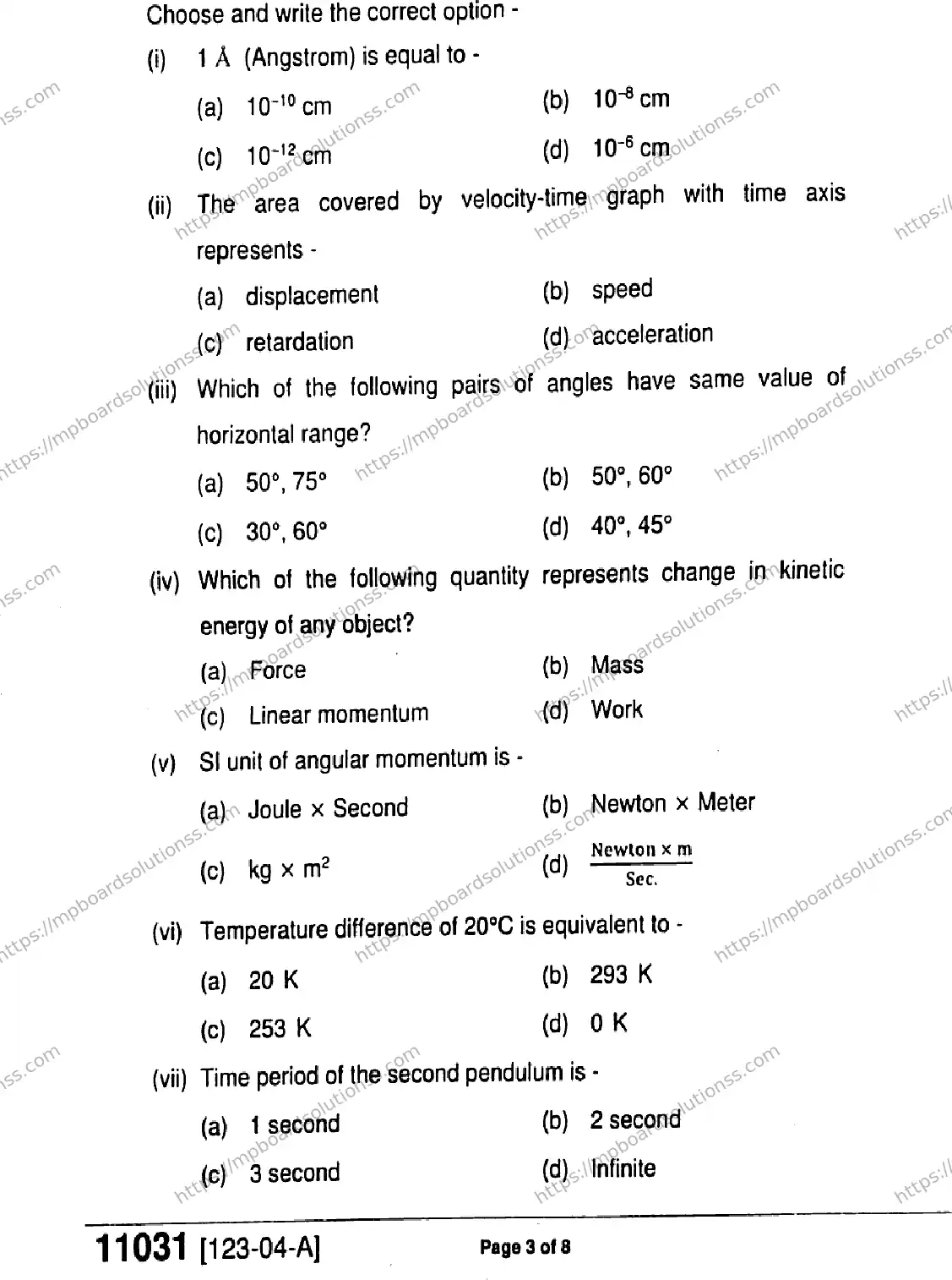MP Board Class 11 Physics-792491 Final Paper 2023 Image 3