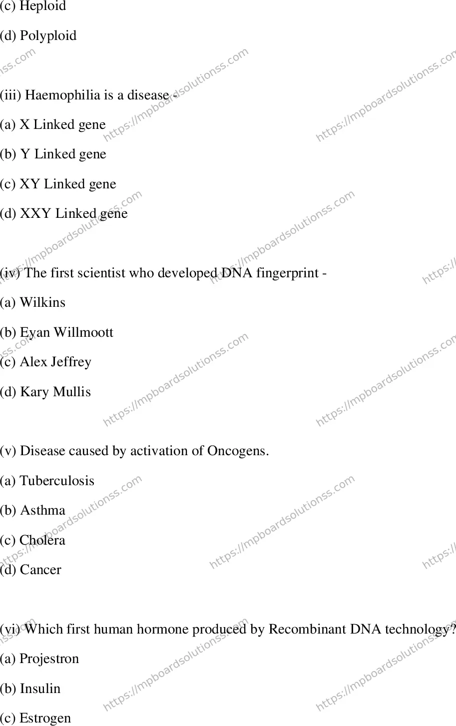 MP Board Class 12 Biology HE-726364 Final Paper 2022 Image 6