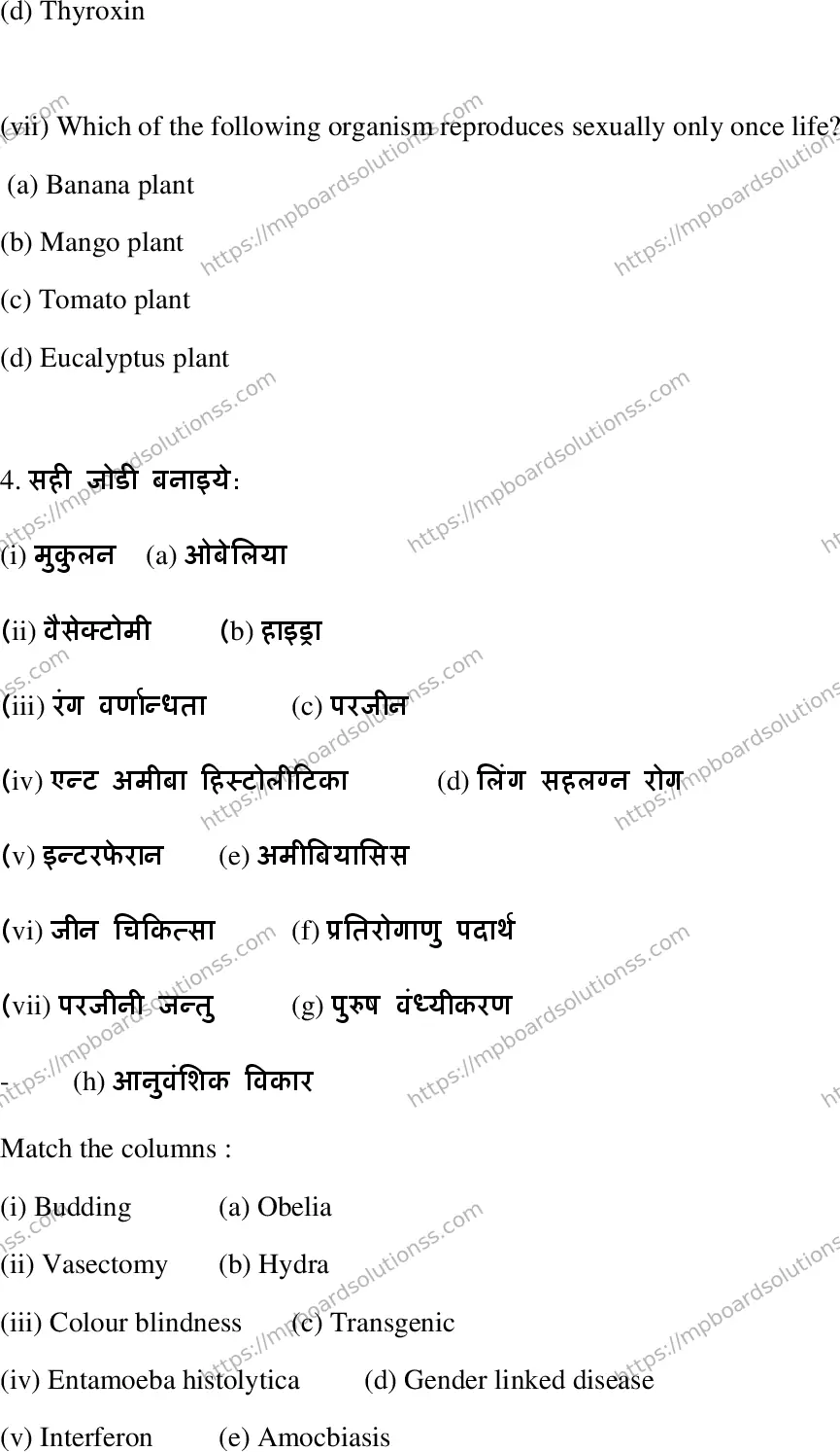 MP Board Class 12 Biology HE-726364 Final Paper 2022 Image 7