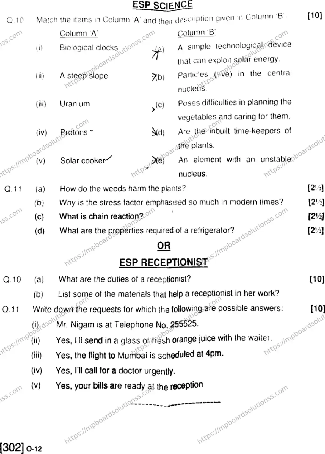 MP Board Class 12 English-484626 Final Paper 2020 Image 8