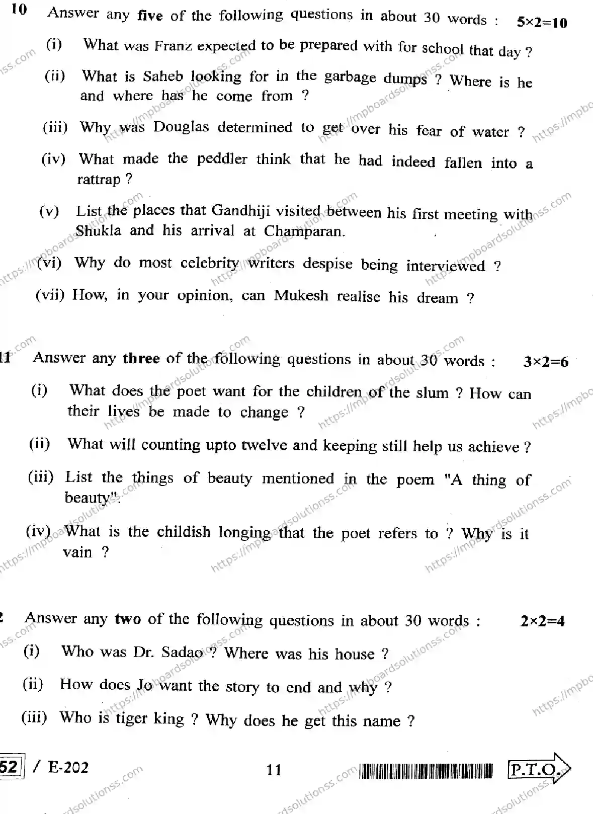 MP Board Class 12 English HE-772274 Final Paper 2022 Image 11