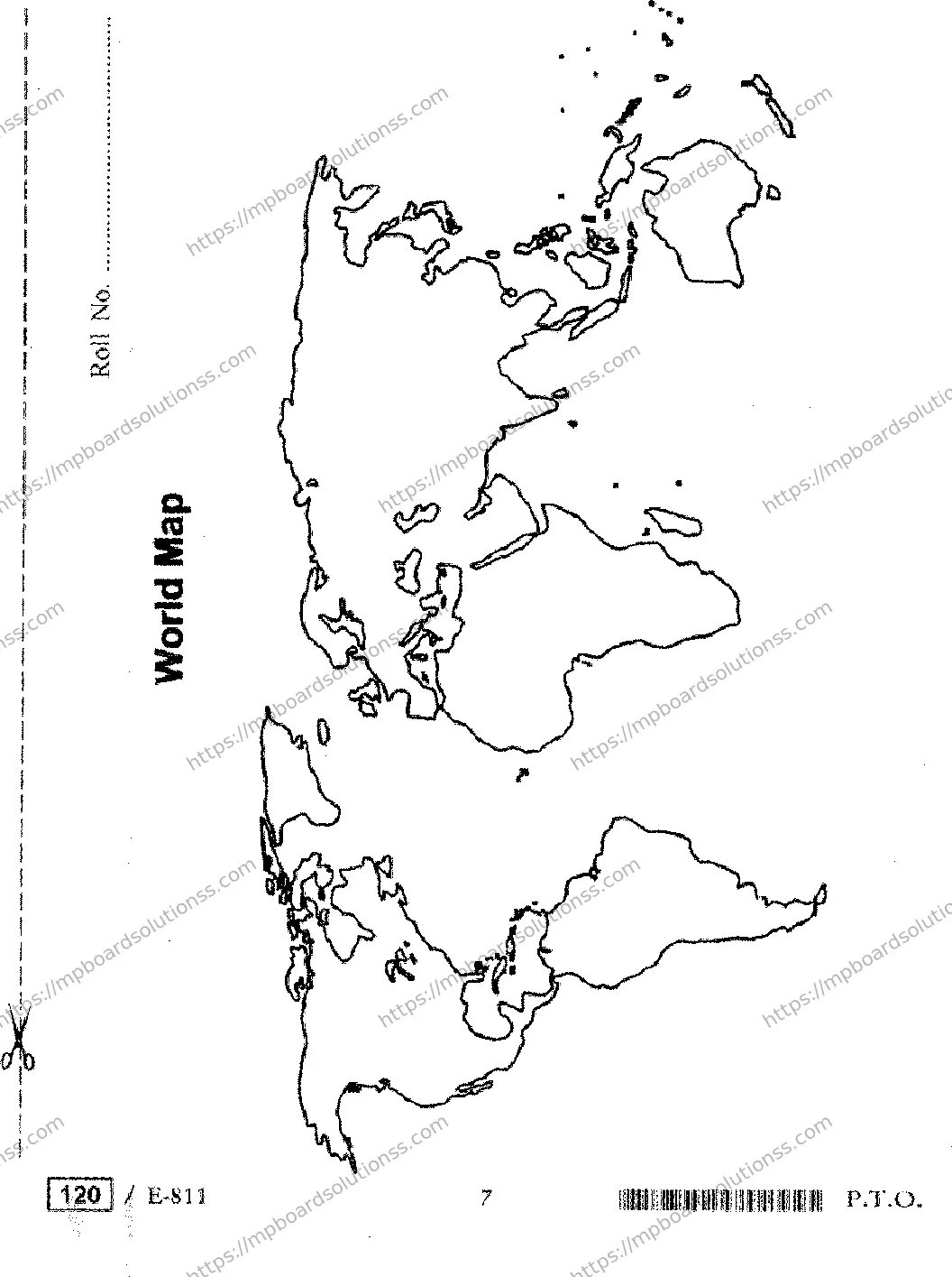 MP Board Class 12 Geography HE-125804 Final Paper 2020 Image 7
