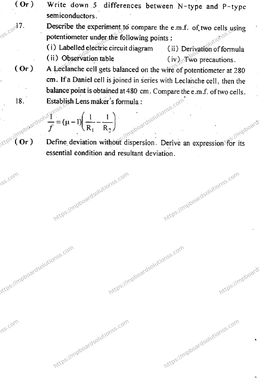MP Board Class 12 Physics EM-879015 Final Paper 2014 Image 4