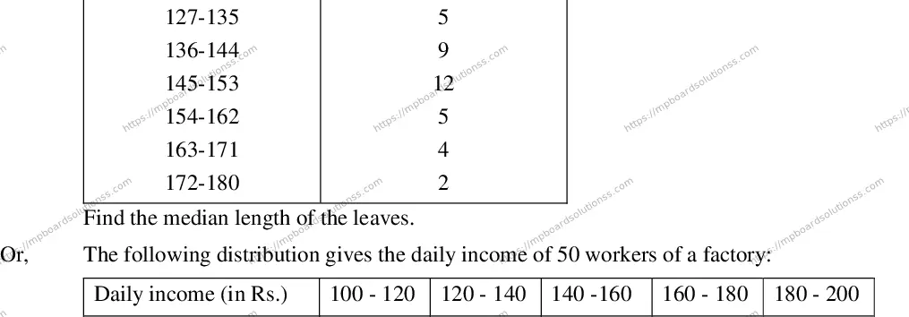 MP Board CLASS 10 EM-MATHEMATICS-SET-5 2020 Sample Paper Image 5