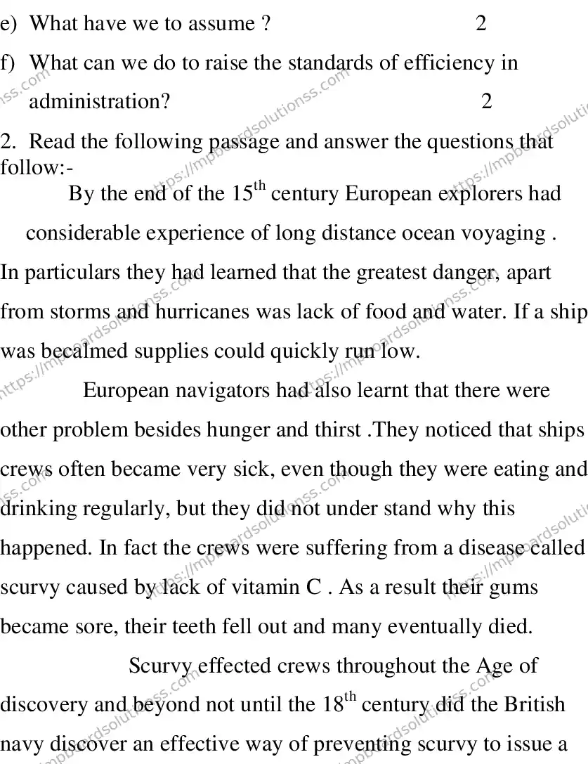 MP Board CLASS 10 ENGLISH-SPECIAL-LANGUAGE-SET-1-3 0001 Sample Paper Image 3