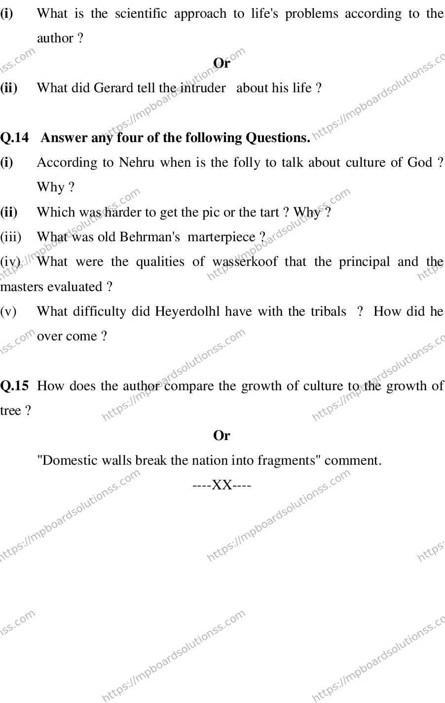 MP Board CLASS 10 ENGLISH-SPECIAL-LANGUAGE-SET-2-3 2013 Sample Paper Image 9