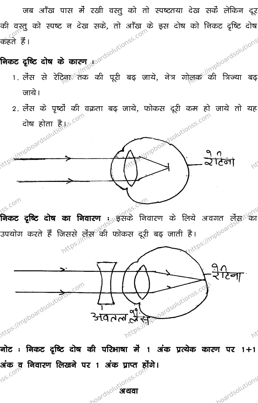 MP Board CLASS 10 SCIENCE-SET-1-3 0020 Sample Paper Image 12