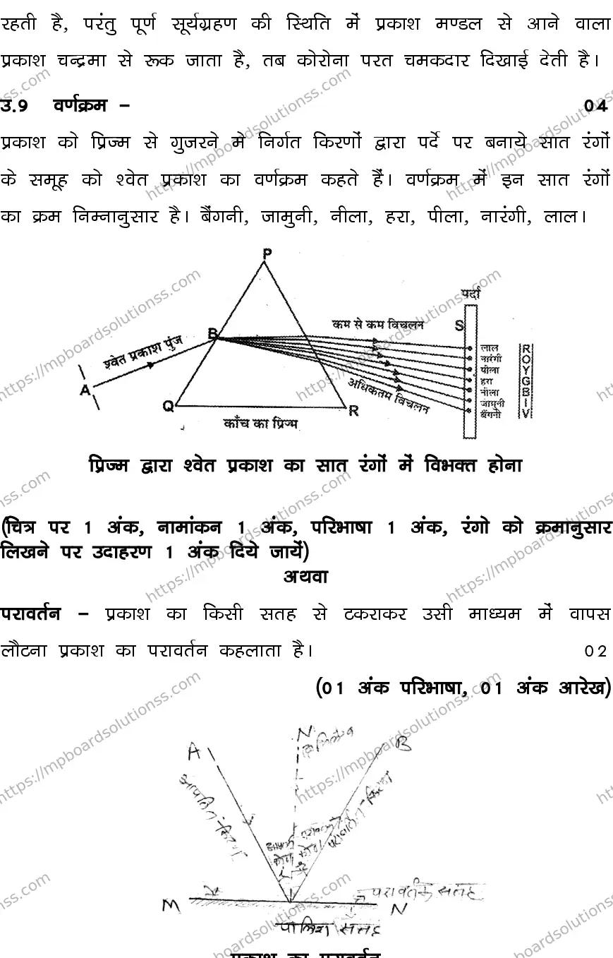 MP Board CLASS 10 SCIENCE-SET-3-3 0022 Sample Paper Image 13