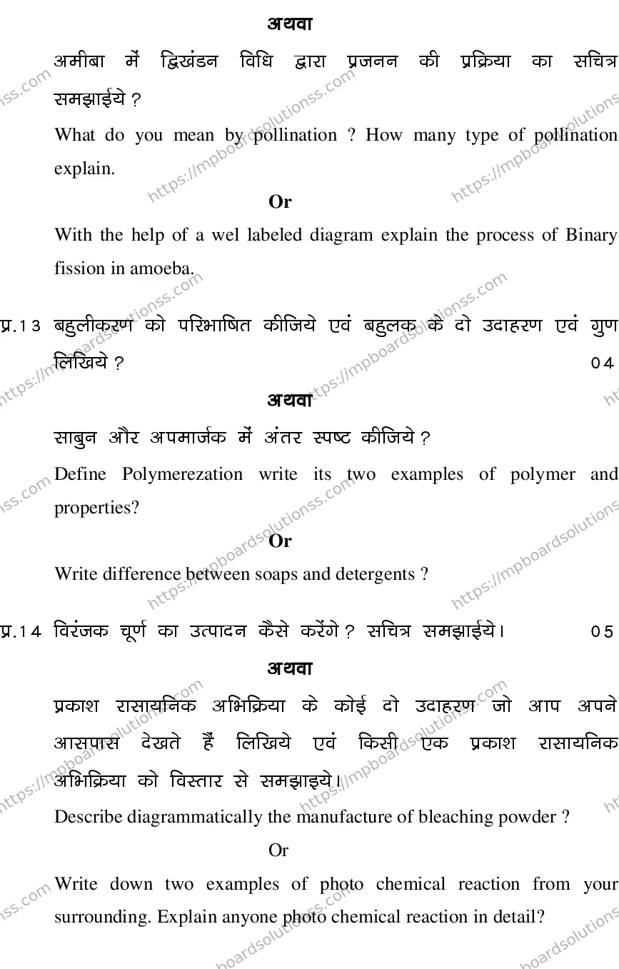 MP Board CLASS 10 SCIENCE-SET-3-3 0022 Sample Paper Image 7