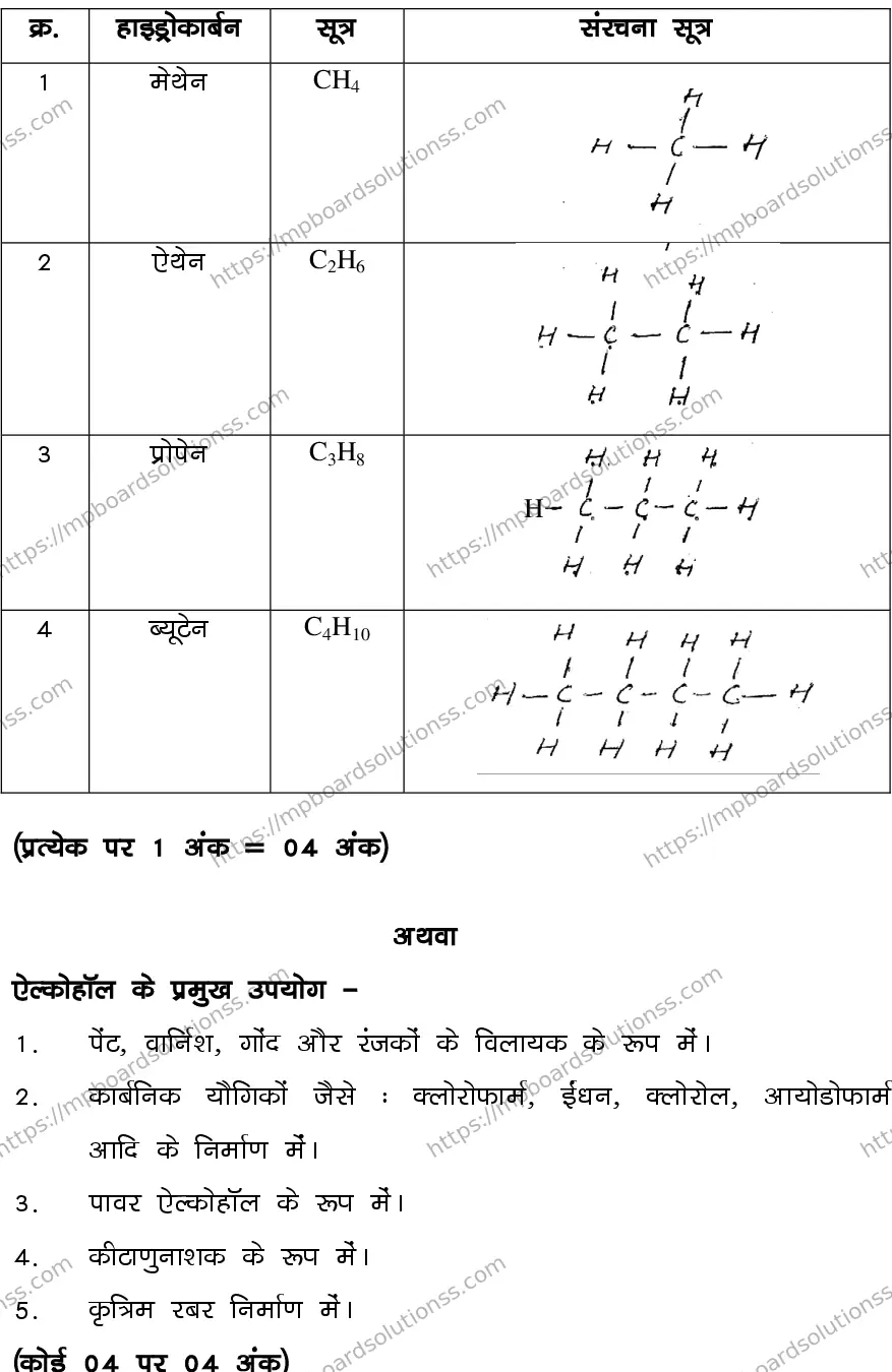 MP Board CLASS 10 SCIENCE-SET-4-3 0023 Sample Paper Image 15