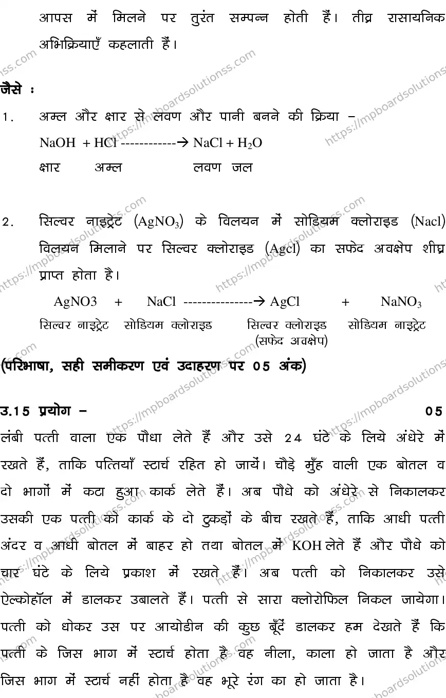 MP Board CLASS 10 SCIENCE-SET-4-3 0023 Sample Paper Image 17