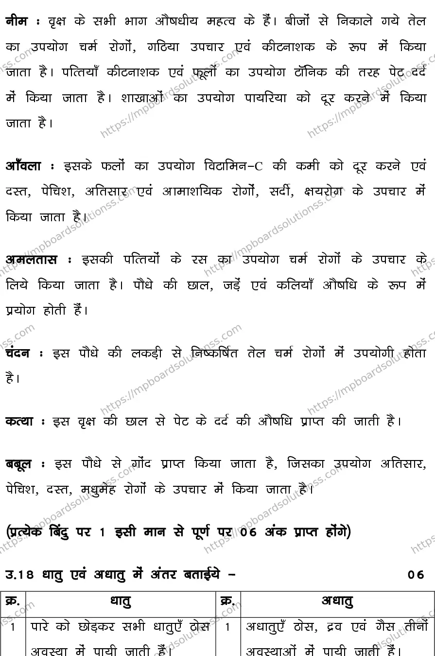 MP Board CLASS 10 SCIENCE-SET-4-3 0023 Sample Paper Image 21