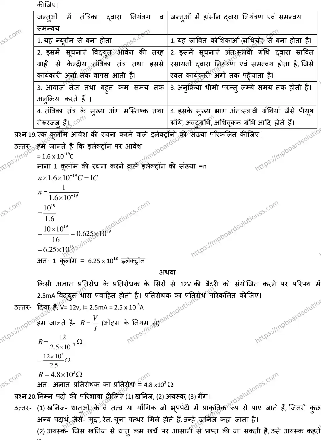 MP Board CLASS 10 SCIENCE-WITH-ANS ER-3 Sample Paper Image 11