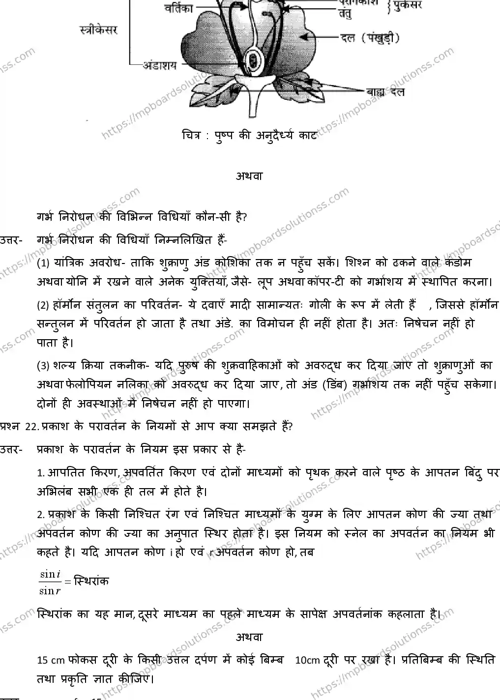 MP Board CLASS 10 SCIENCE-WITH-ANSWER-2 2019 Sample Paper Image 13