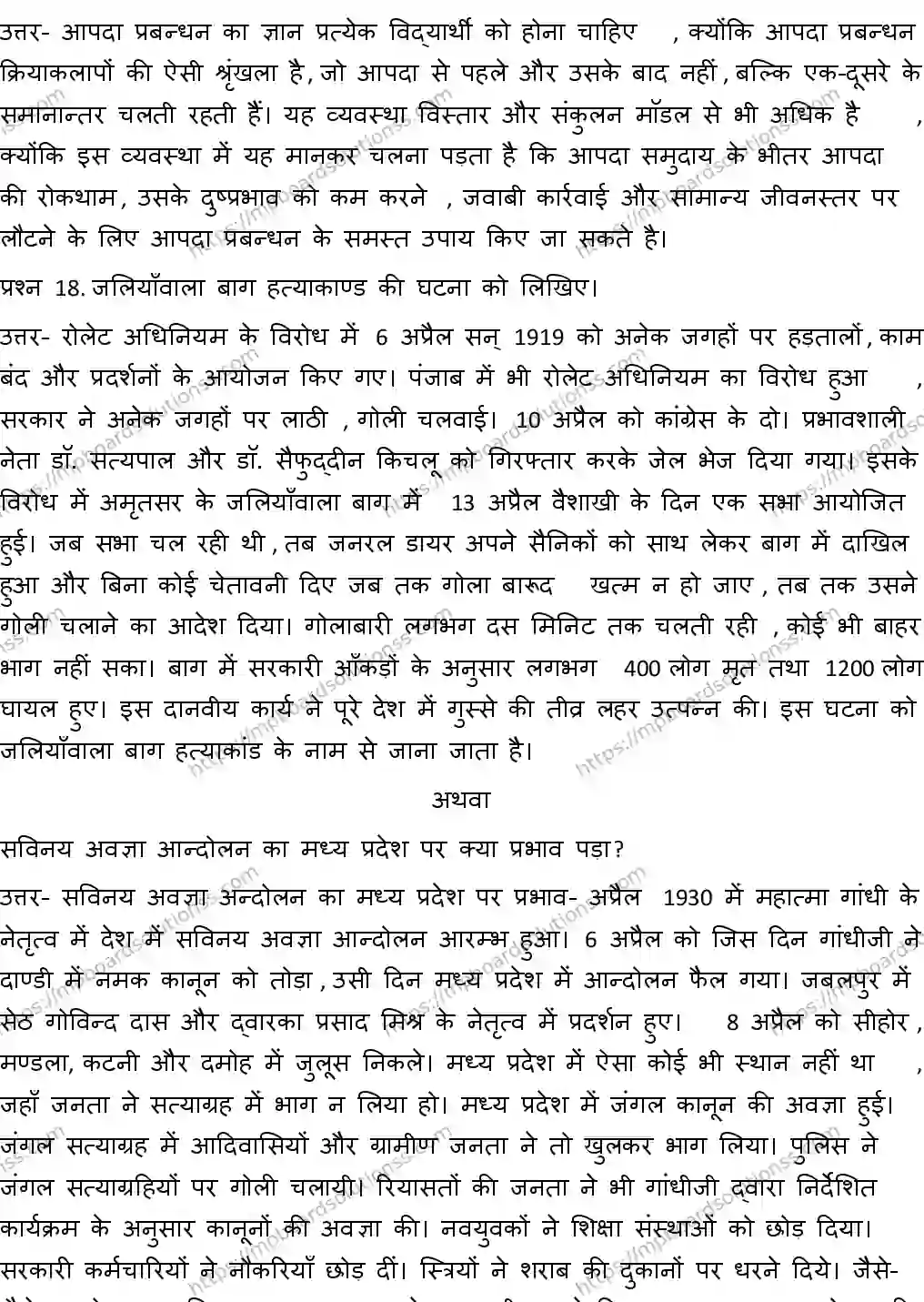 MP Board CLASS 10 SOCIAL-SCIENCE-2-WITH-ANSWER-2 0219 Sample Paper Image 11