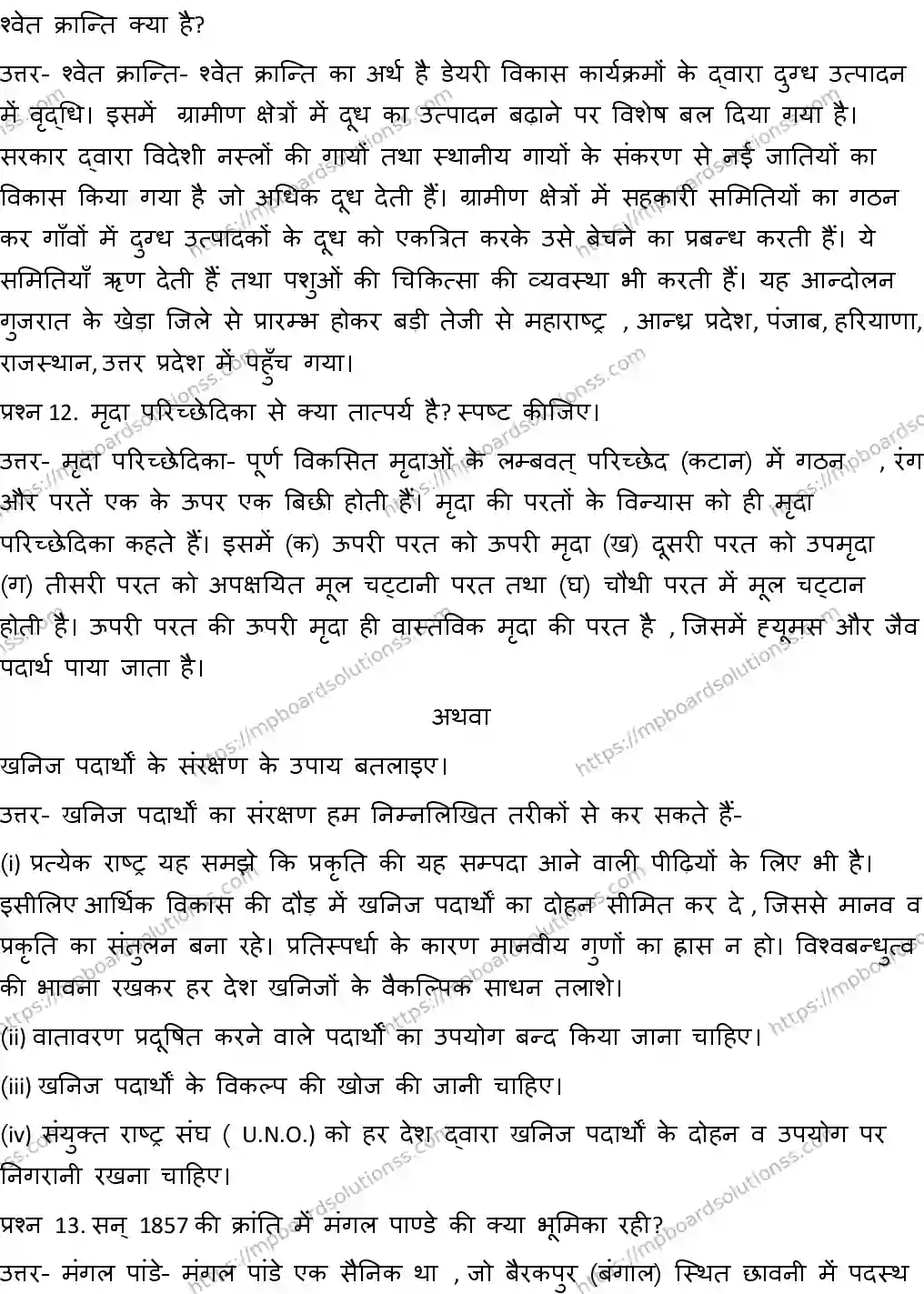 MP Board CLASS 10 SOCIAL-SCIENCE-2-WITH-ANSWER-2 0219 Sample Paper Image 7