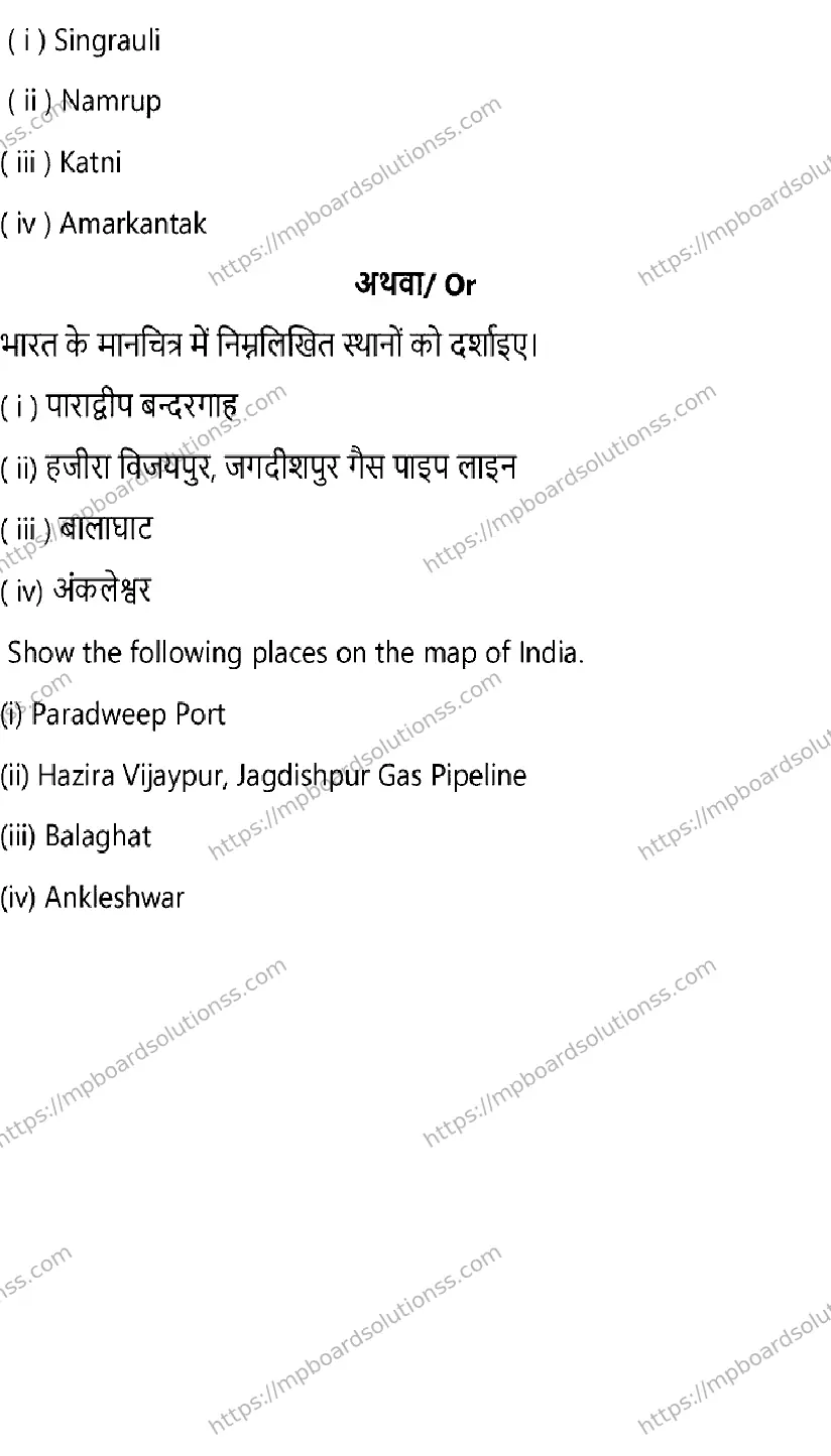 MP Board CLASS 10 SOCIAL-SCIENCE 2025 Sample Paper Image 11