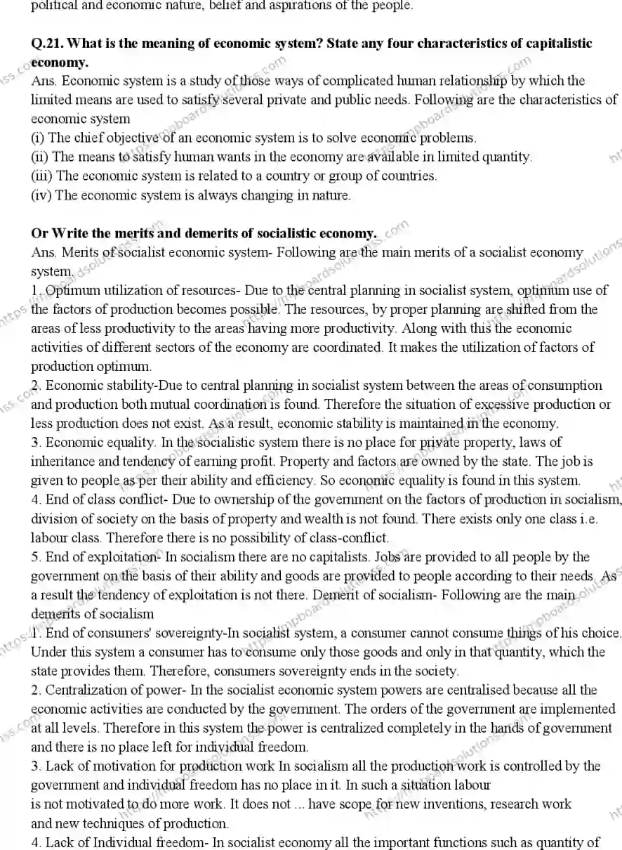 MP Board CLASS 10 SOCIAL-SCIENCE-ENGLISH-MEDIUM 2019 Sample Paper Image 10