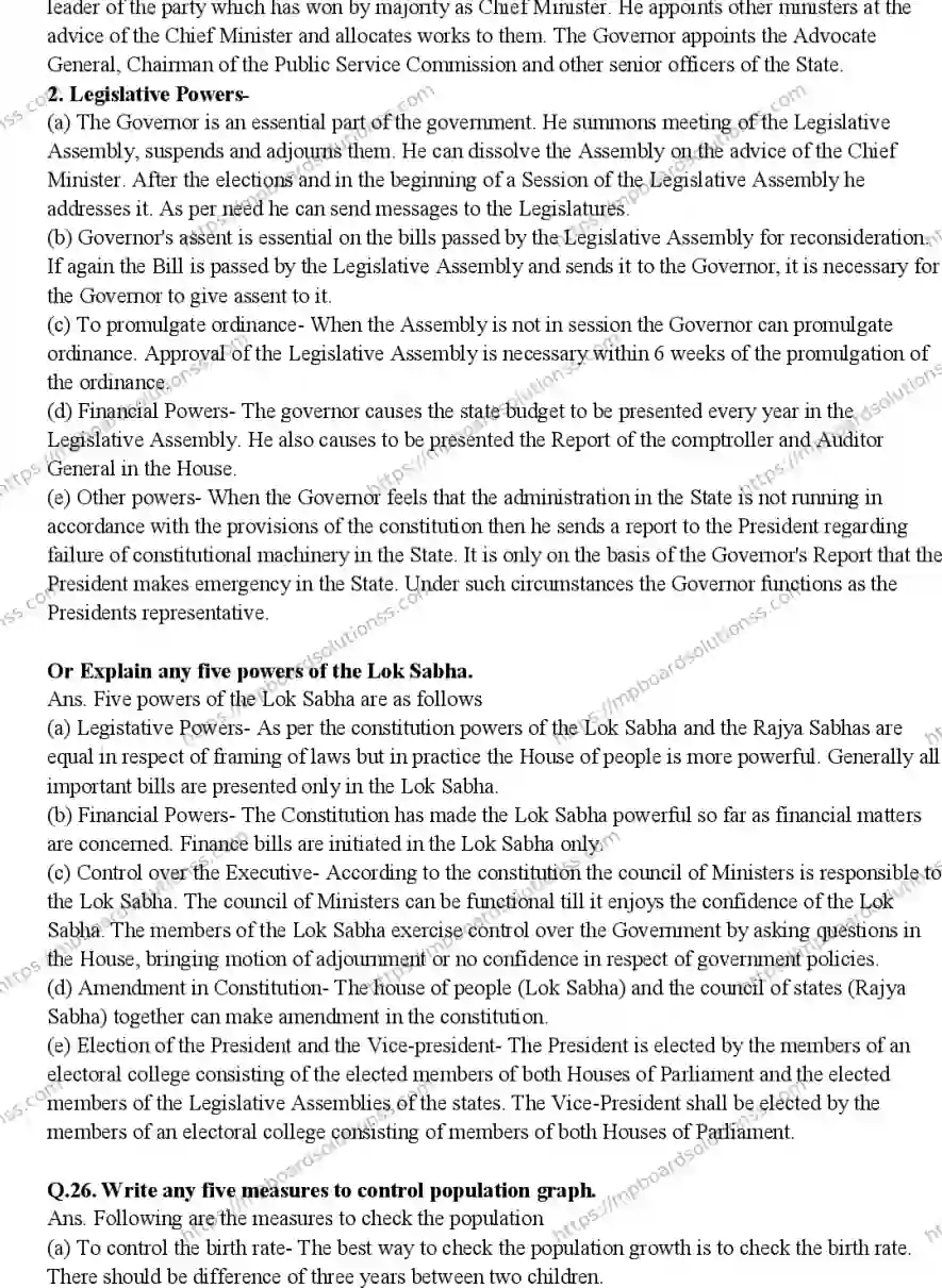 MP Board CLASS 10 SOCIAL-SCIENCE-ENGLISH-MEDIUM 2019 Sample Paper Image 13