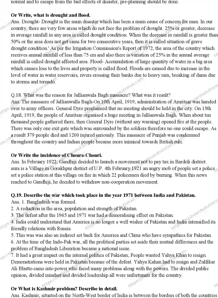 MP Board CLASS 10 SOCIAL-SCIENCE-ENGLISH-MEDIUM 2019 Sample Paper Image 8