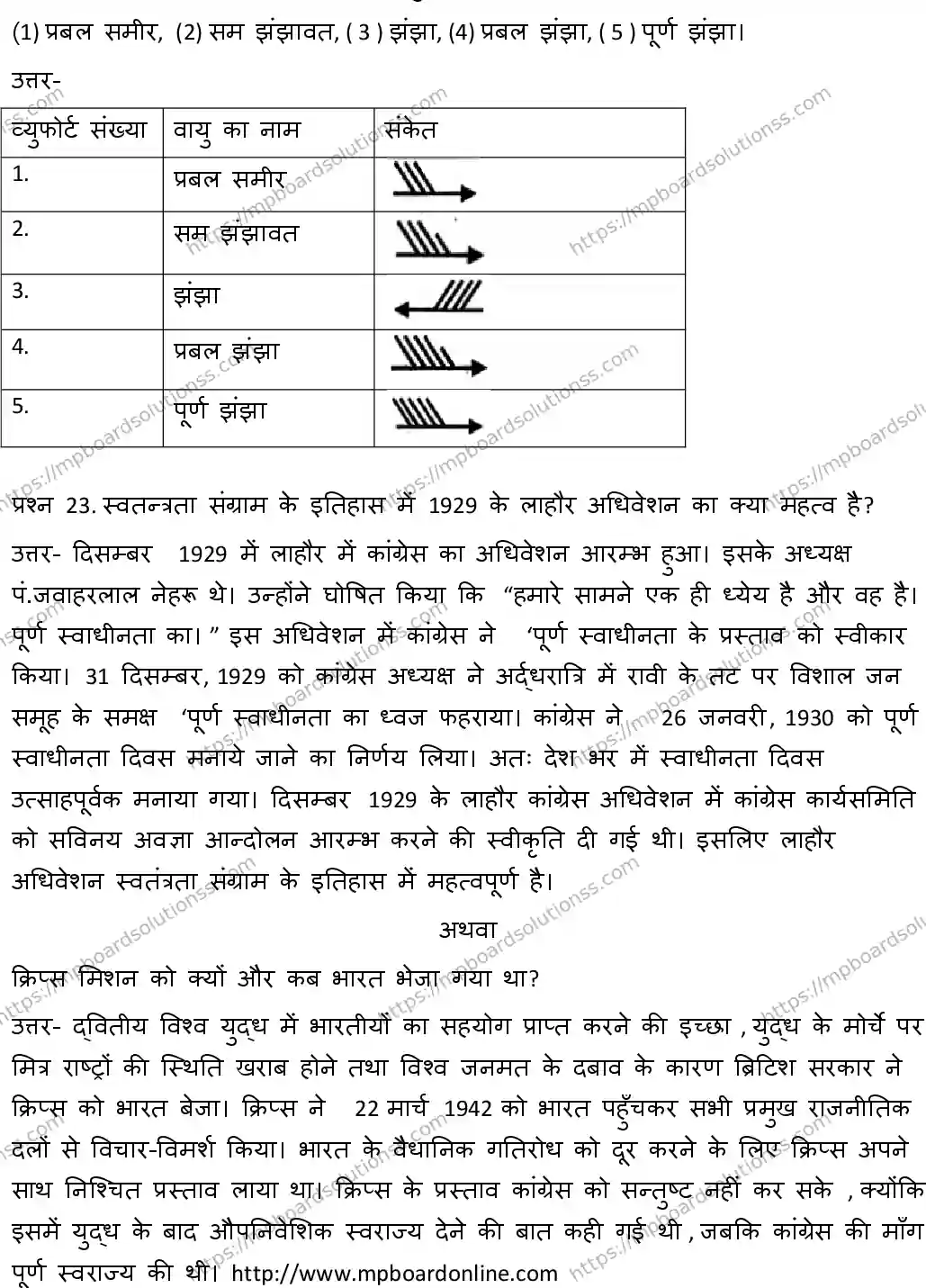 MP Board CLASS 10 SOCIAL-SCIENCE-WITH-ANSWER-3 2019 Sample Paper Image 18