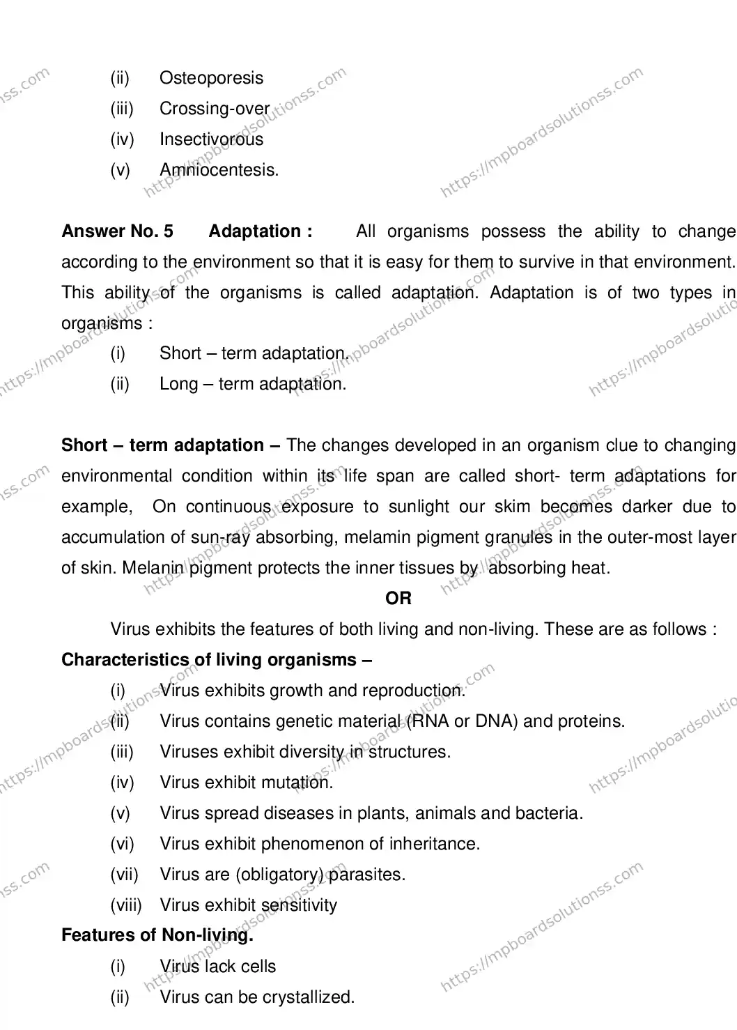 MP Board CLASS 11 BIOLOGY 2018 Sample Paper Image 38