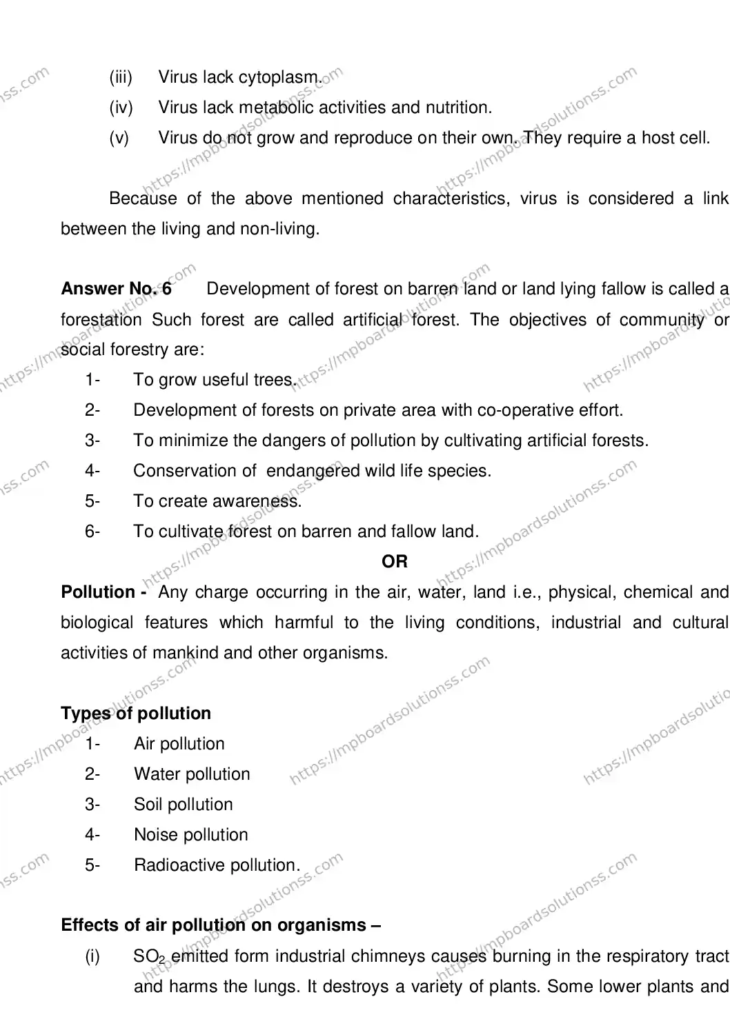 MP Board CLASS 11 BIOLOGY 2018 Sample Paper Image 39