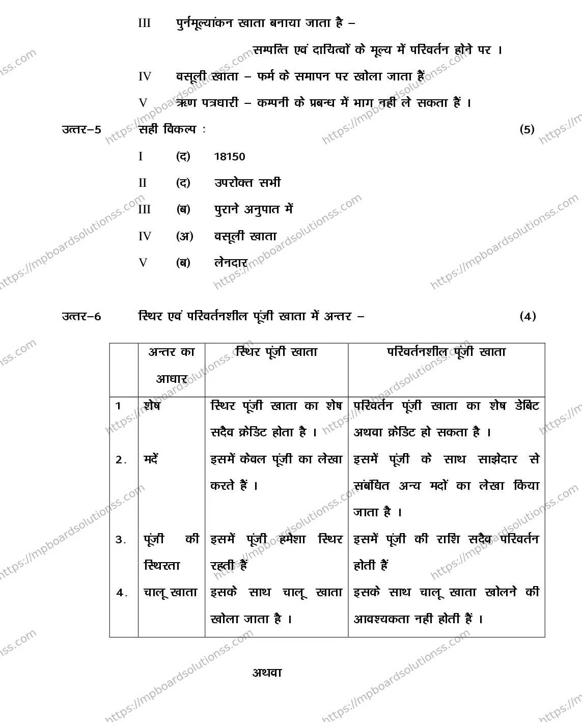 MP Board Class 12 BOOK-KEEP-ACCTOUNT-356559 2018 Sample Paper Image 10