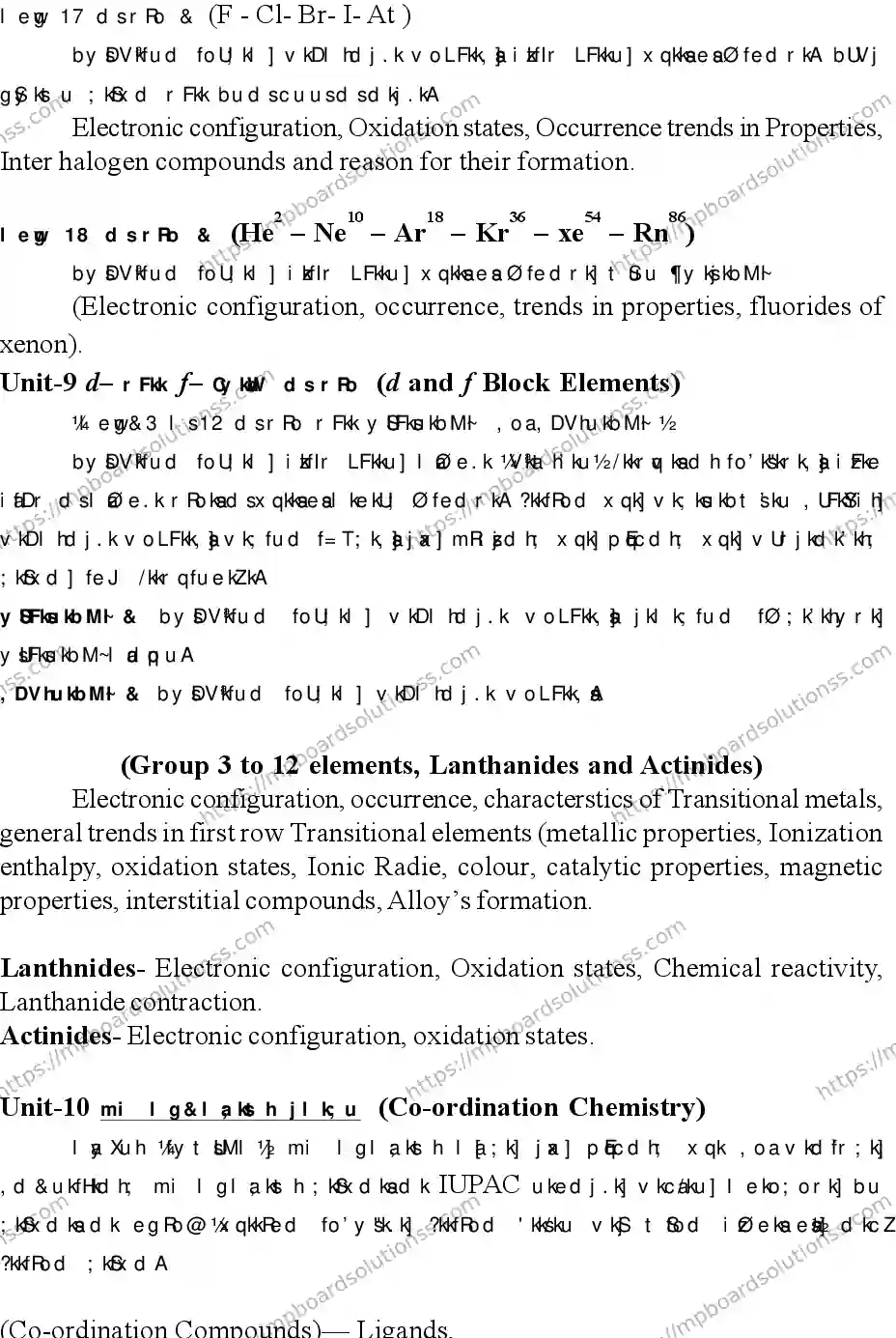 MP Board Class 12 CHEMISTRY-356562 2018 Sample Paper Image 4