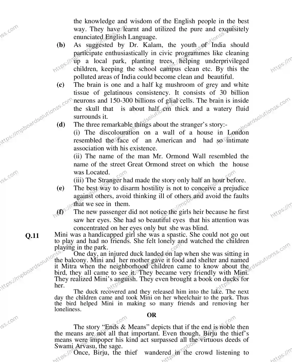 MP Board Class 12 ENGLISH-GENERAL-356564 2018 Sample Paper Image 19