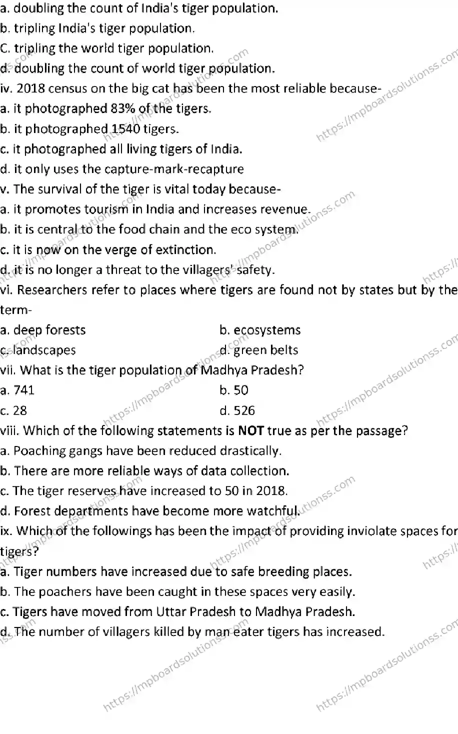 MP Board Class 12 ENGLISH-SET-D 2023 Sample Paper Image 3