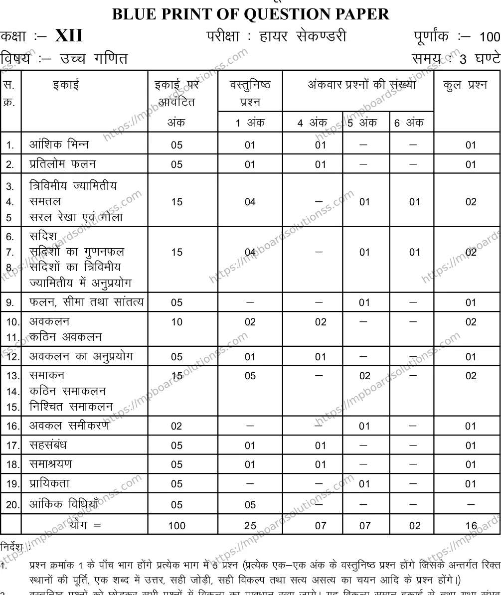 MP Board Class 12 MATHS-12-356573 2018 Sample Paper Image 2