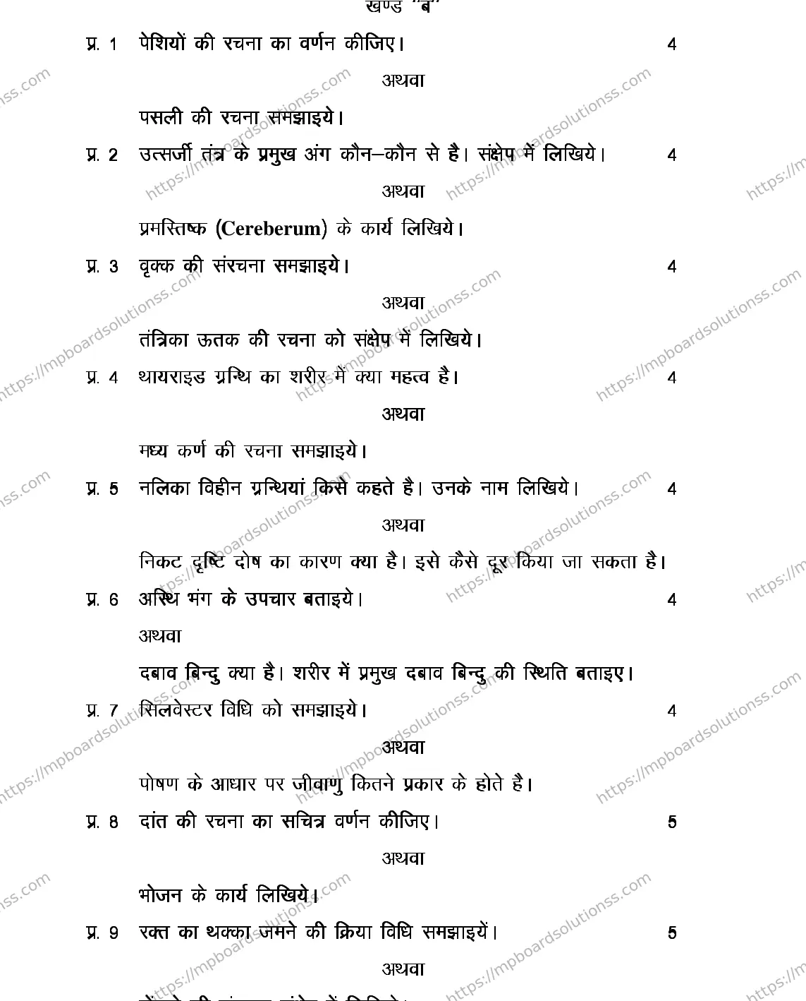 MP Board Class 12 MOTHER-CRAFT-356574 2018 Sample Paper Image 4