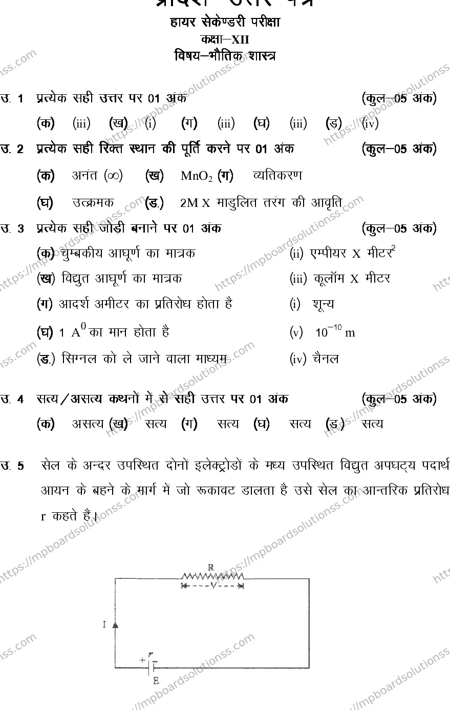 MP Board Class 12 PHYSICS-356575 2018 Sample Paper Image 6