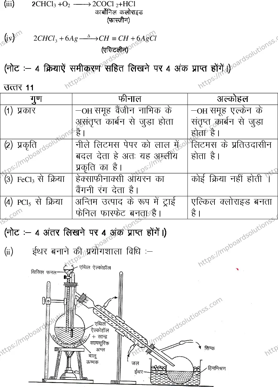 MP Board Class 12 Chemistry 2020 Sample Paper Image 17