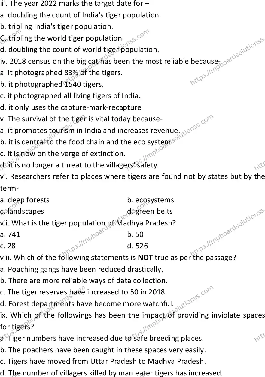 MP Board Class 12 English 2023 Sample Paper Image 3