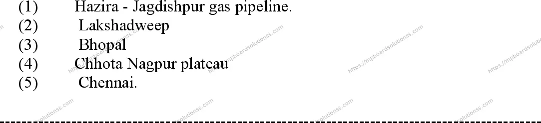 MP Board Class 12 Geography 2023 Sample Paper Image 10