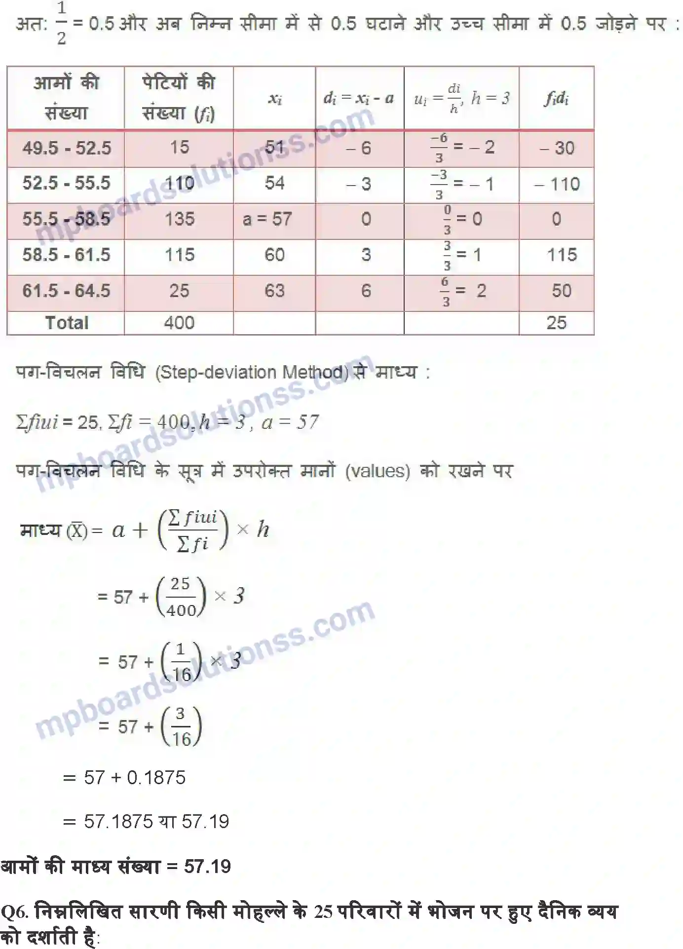 MP Board Book for Class 10 Maths सांख्यिकी Image 7