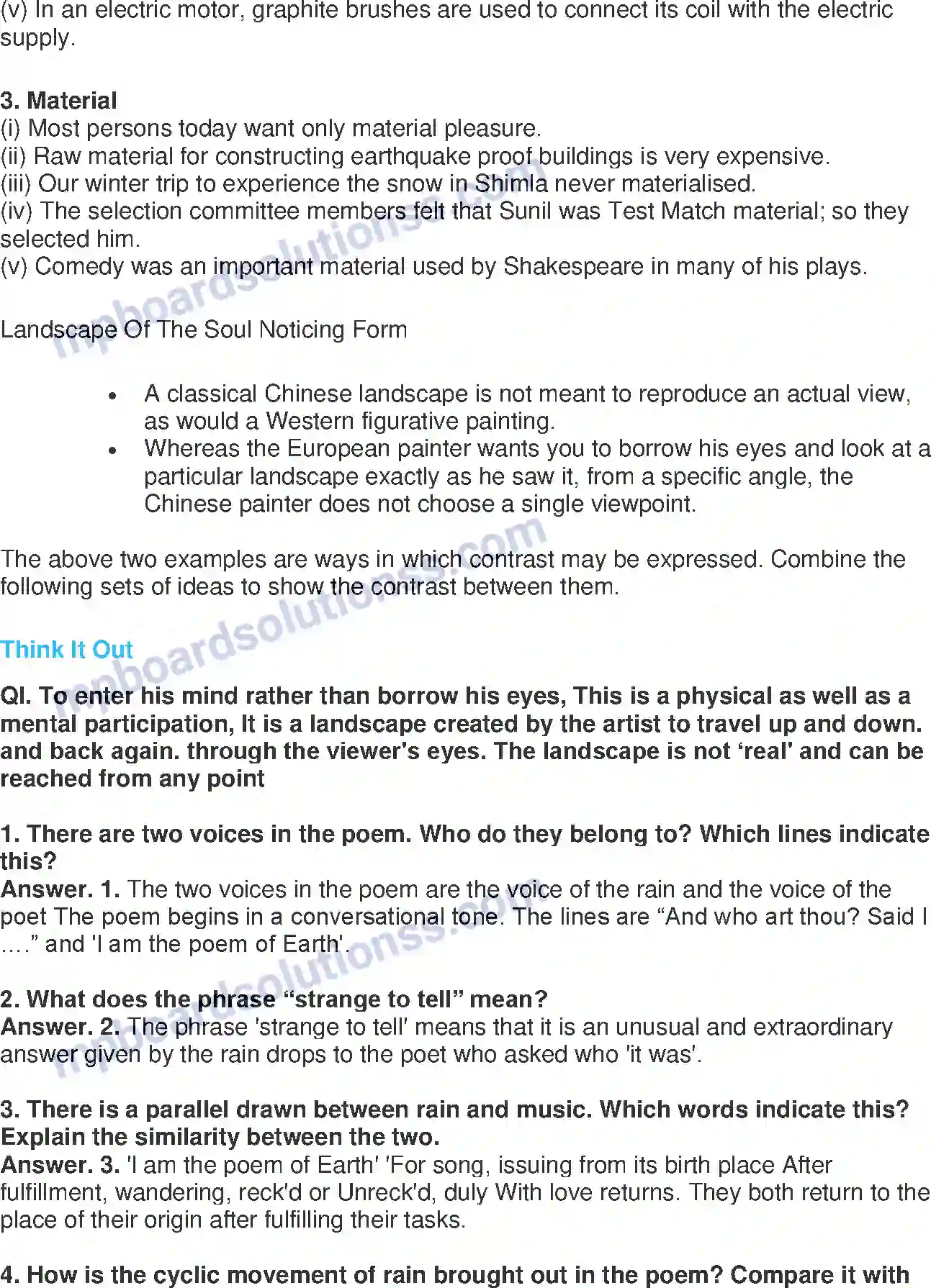 MP Board Book for Class 11 English Landscape of the Soul Image 4