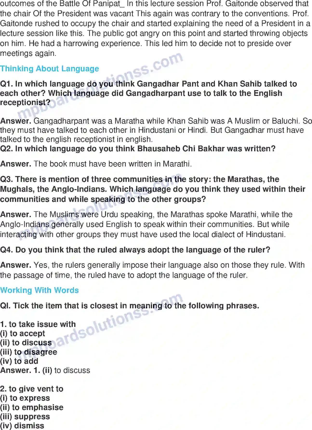 MP Board Book for Class 11 English The Adventure Image 5