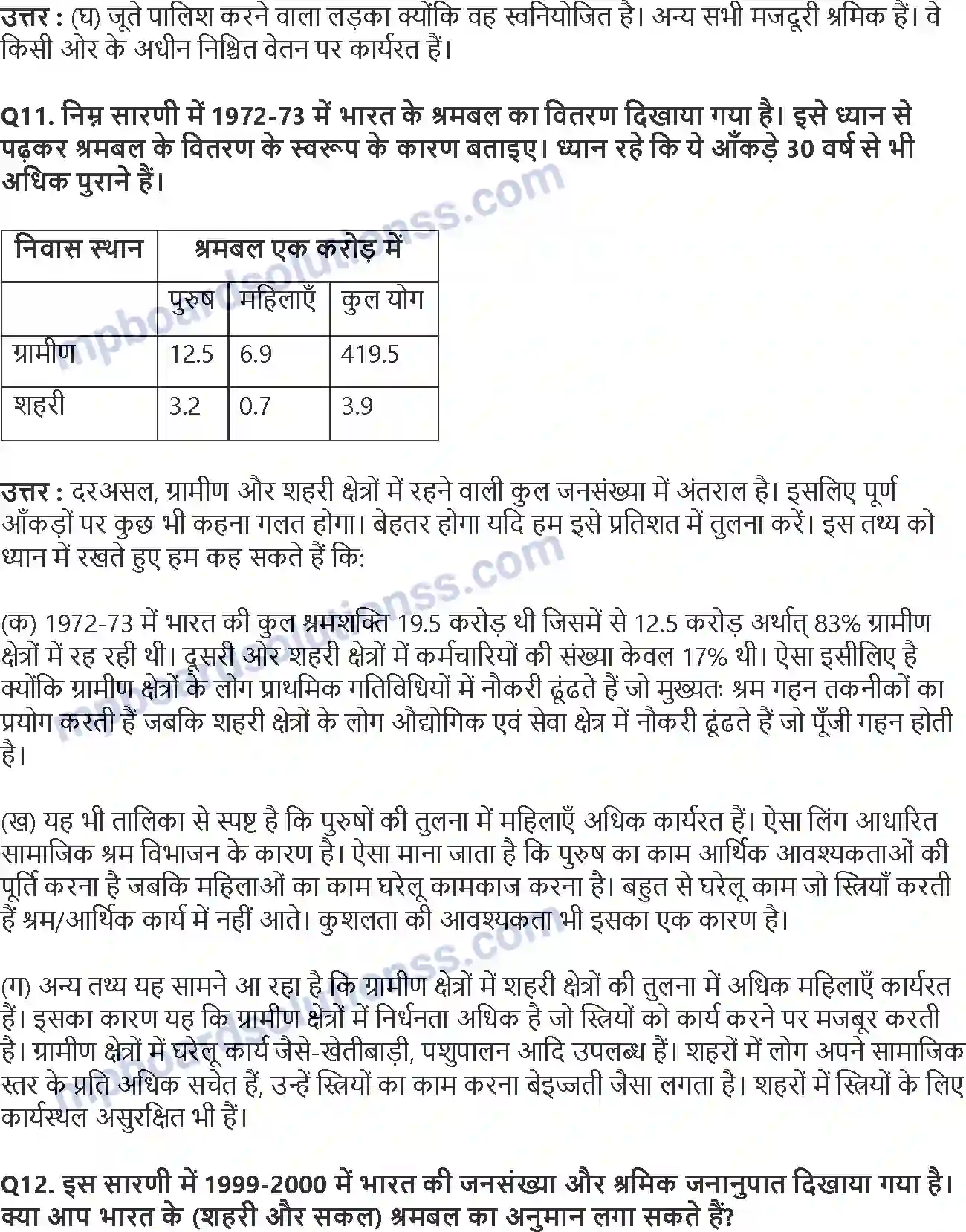 MP Board Book for Class 11 Economics रोजगार संवृद्धि, अनौपचारीकरण एवं अन्य मुद्दे Image 3